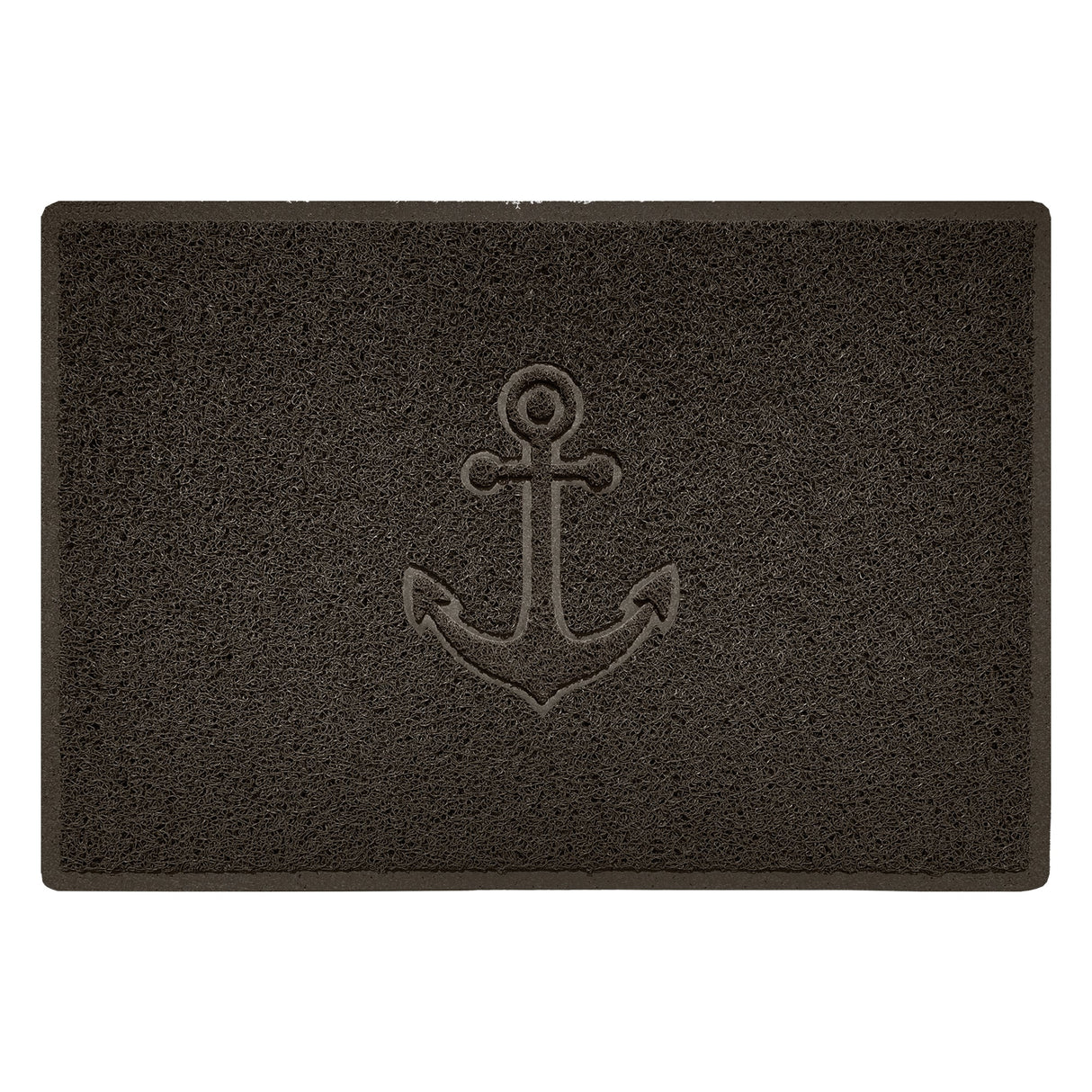 Nicoman "Anchors Away" Grey Spaghetti Door Mat