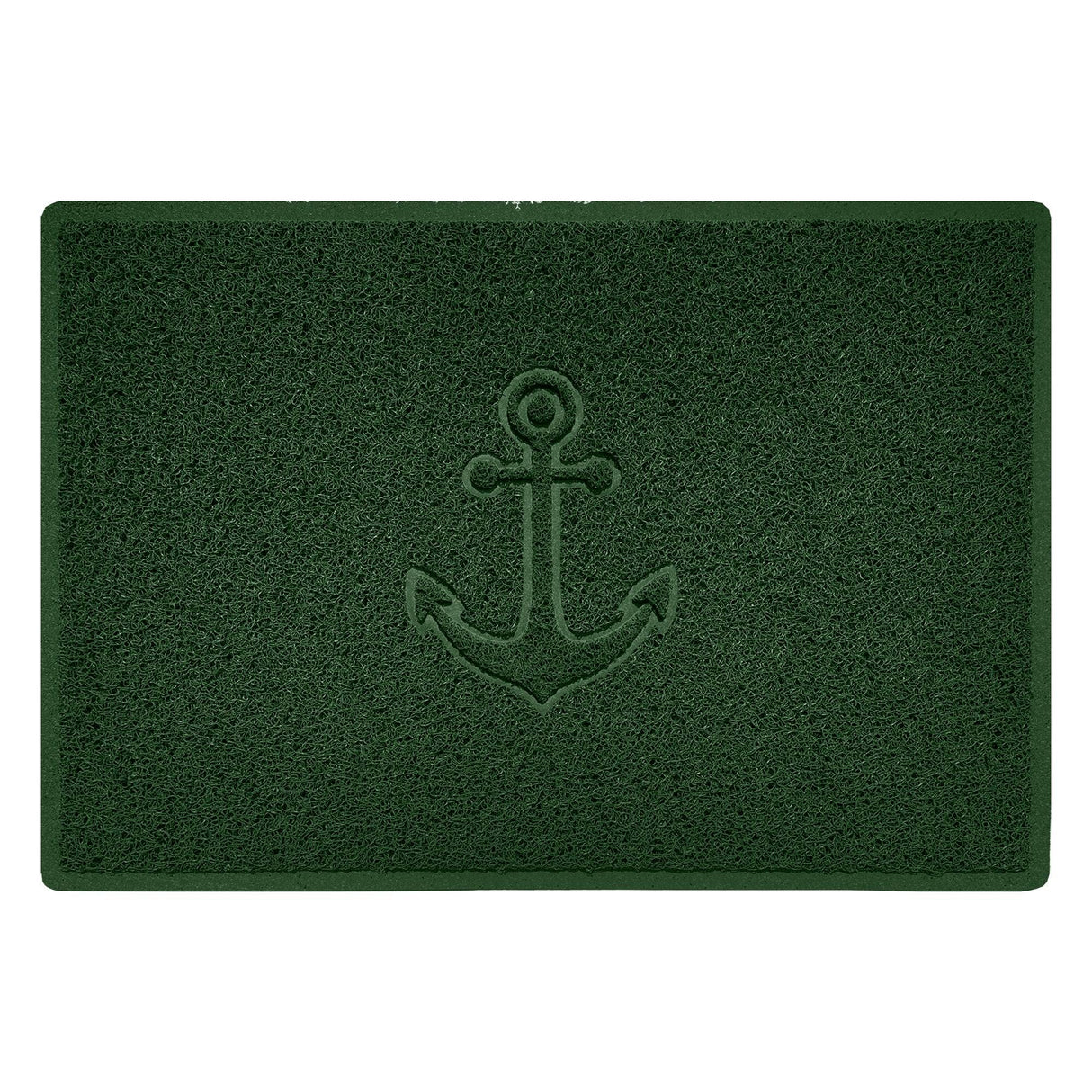 Nicoman "Anchors Away" Grey Spaghetti Door Mat