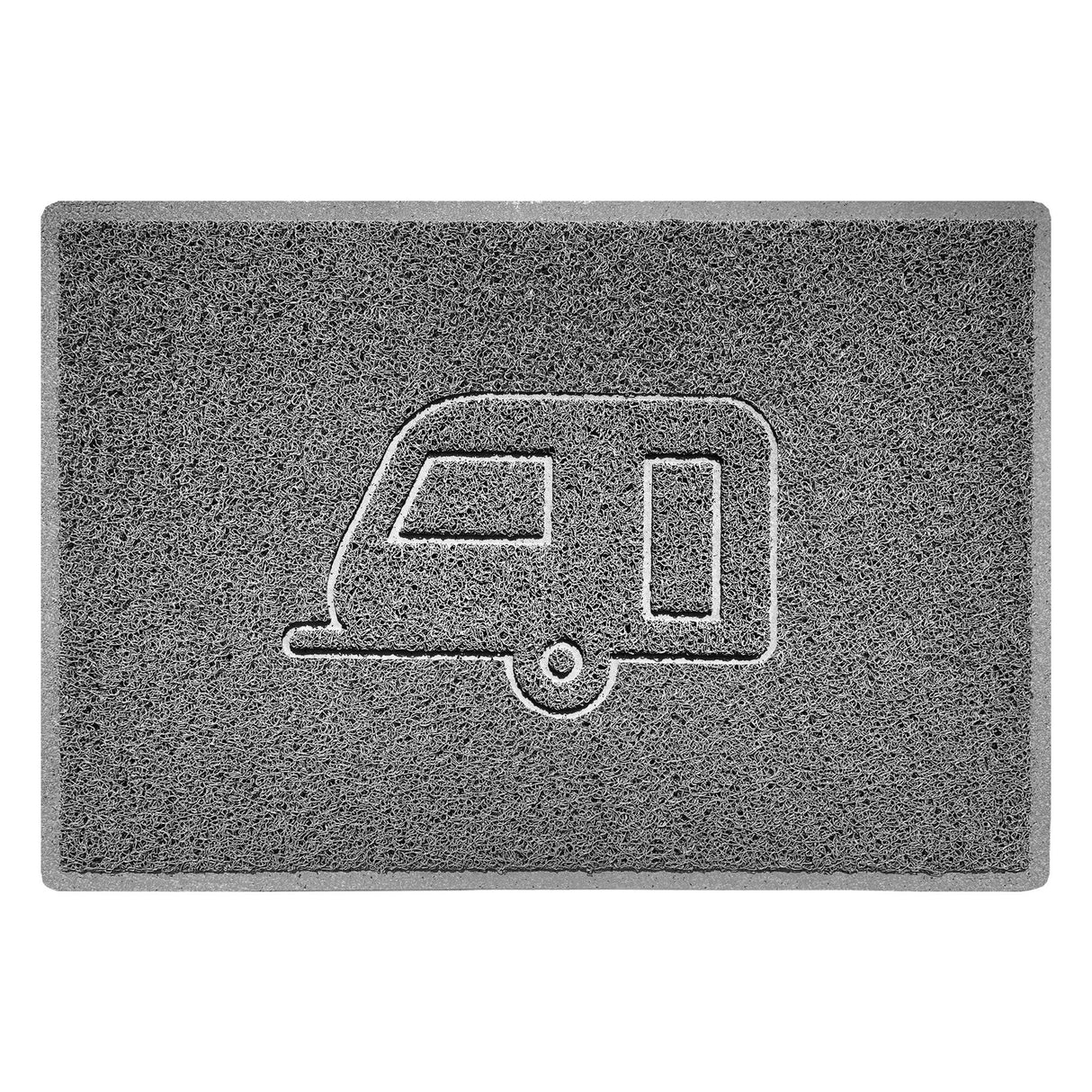 "Caravan" Grey Spaghetti Door Mat | Nicoman