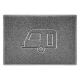 "Caravan" Grey Spaghetti Door Mat | Nicoman