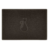 Nicoman Embossed Spaghetti Outdoor Doormat - Brown