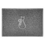 "Cat" Embossed Loofah Textured Spaghetti Door Mat | Nicoman