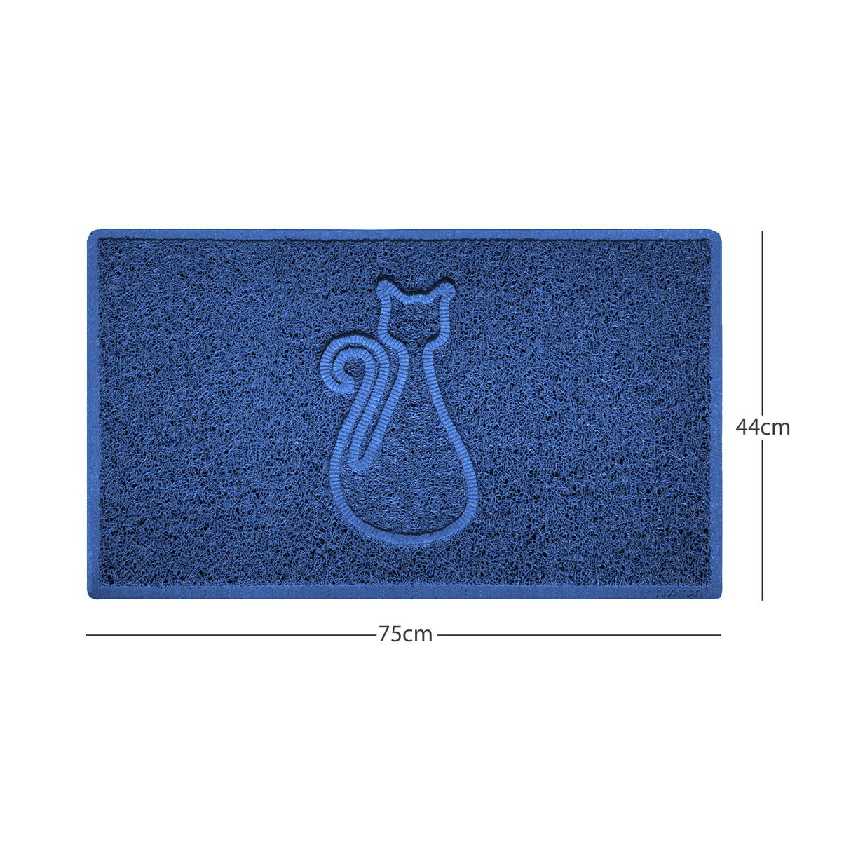 "Cat" Embossed Loofah Textured Spaghetti Door Mat | Nicoman