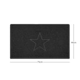 Nicoman "Star" Embossed Loofah Textured Spaghetti Doormat