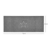 Nicoman "Star" Embossed Loofah Textured Spaghetti Doormat