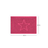Nicoman "Star" Embossed Loofah Textured Spaghetti Doormat