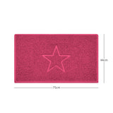 Nicoman "Star" Embossed Loofah Textured Spaghetti Doormat