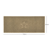 Nicoman "Star" Embossed Loofah Textured Spaghetti Doormat