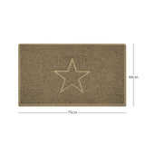 Nicoman "Star" Embossed Loofah Textured Spaghetti Doormat