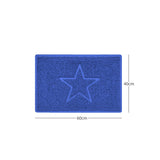 Nicoman "Star" Embossed Loofah Textured Spaghetti Doormat