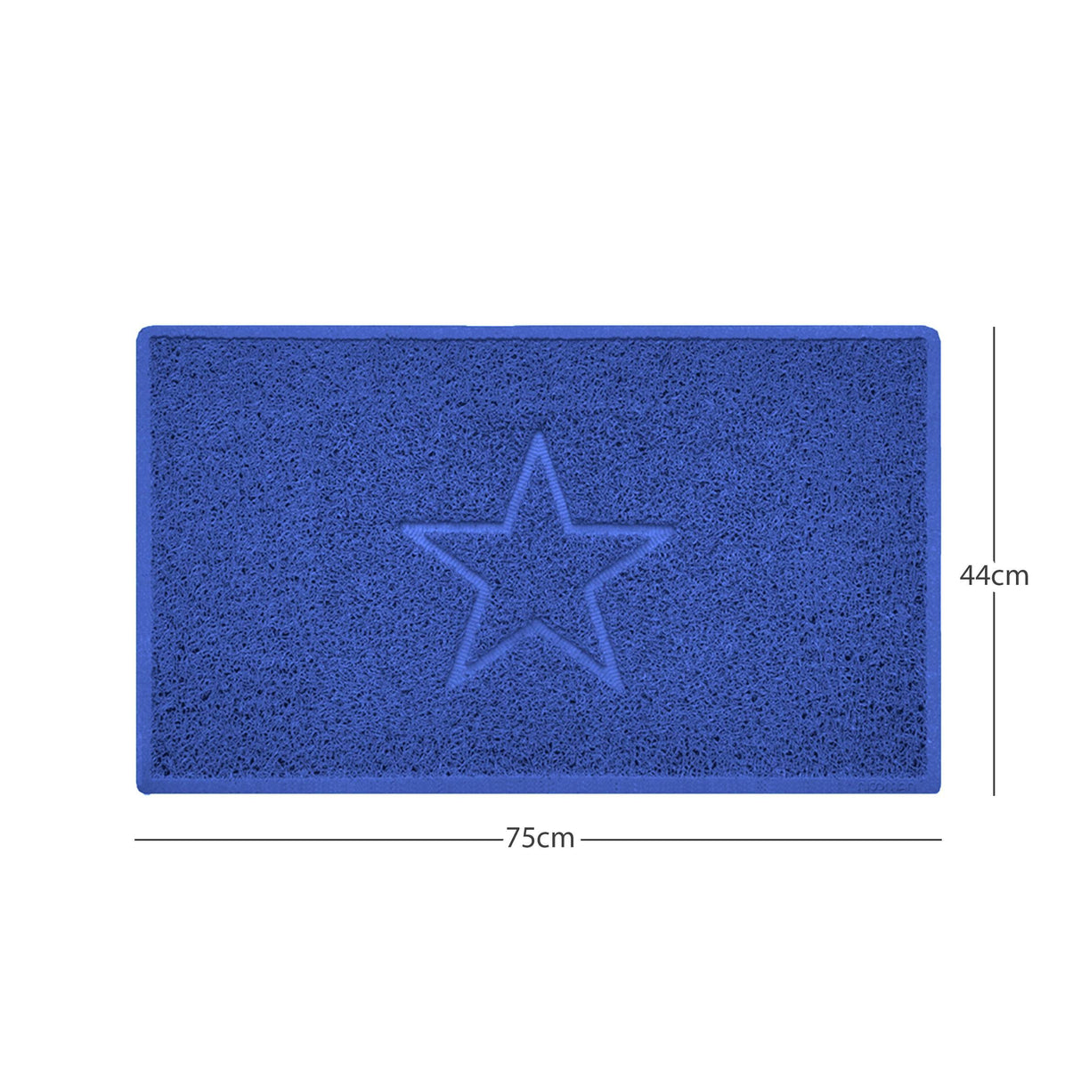Nicoman "Star" Embossed Loofah Textured Spaghetti Doormat