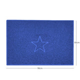Nicoman "Star" Embossed Loofah Textured Spaghetti Doormat
