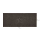 Nicoman "Star" Embossed Loofah Textured Spaghetti Doormat
