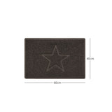 Nicoman "Star" Embossed Loofah Textured Spaghetti Doormat