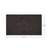 Nicoman "Star" Embossed Loofah Textured Spaghetti Doormat