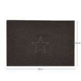 Nicoman "Star" Embossed Loofah Textured Spaghetti Doormat