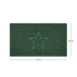 Nicoman "Star" Embossed Loofah Textured Spaghetti Doormat