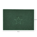 Nicoman "Star" Embossed Loofah Textured Spaghetti Doormat