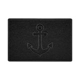 Nicoman "Anchors Away" Grey Spaghetti Door Mat