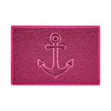 Nicoman "Anchors Away" Grey Spaghetti Door Mat