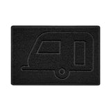 "Caravan" Grey Spaghetti Door Mat | Nicoman