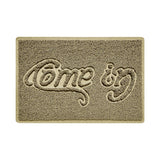 Nicoman "Come In" Grey Spaghetti Door Mat
