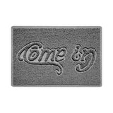 Nicoman "Come In" Grey Spaghetti Door Mat