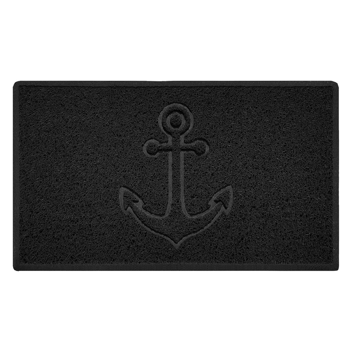 Nicoman "Anchors Away" Grey Spaghetti Door Mat