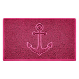 Nicoman "Anchors Away" Grey Spaghetti Door Mat