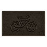 Nicoman Embossed Spaghetti Outdoor Doormat - Brown