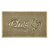 Nicoman "Come In" Grey Spaghetti Door Mat