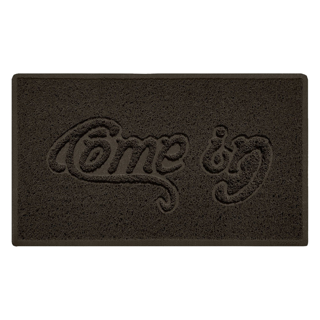 Nicoman "Come In" Grey Spaghetti Door Mat