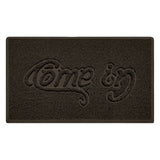 Nicoman "Come In" Grey Spaghetti Door Mat