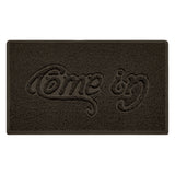 Nicoman Embossed Spaghetti Outdoor Doormat - Brown