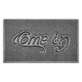 Nicoman "Come In" Grey Spaghetti Door Mat