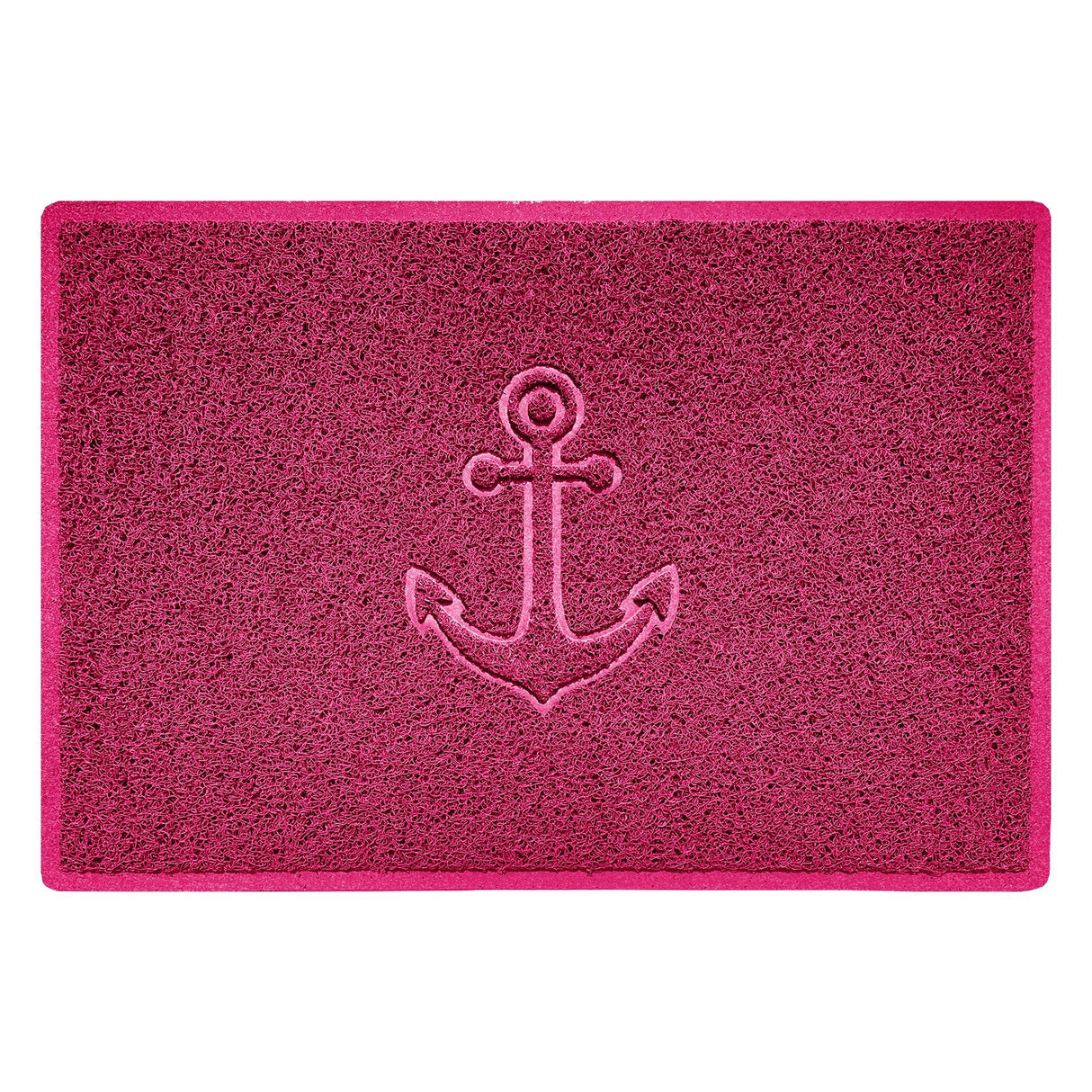 Nicoman "Anchors Away" Grey Spaghetti Door Mat