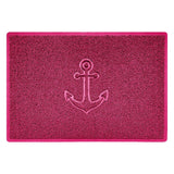 Nicoman "Anchors Away" Grey Spaghetti Door Mat