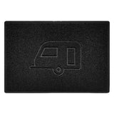 "Caravan" Grey Spaghetti Door Mat | Nicoman