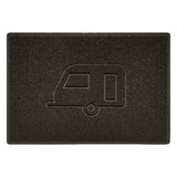 Nicoman Embossed Spaghetti Outdoor Doormat - Brown