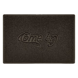 Nicoman Embossed Spaghetti Outdoor Doormat - Brown