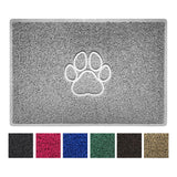 Nicoman "Paw Print" Embossed Loofah Textured Spaghetti Door Mat