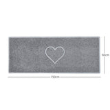 Heart Embossed Spaghetti Door Mat Non Slip PVC | Nicoman