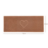 Heart Embossed Spaghetti Door Mat Non Slip PVC | Nicoman