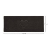 Heart Embossed Spaghetti Door Mat Non Slip PVC | Nicoman