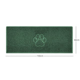 Nicoman "Paw Print" Embossed Loofah Textured Spaghetti Door Mat