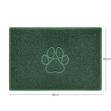 Nicoman "Paw Print" Embossed Loofah Textured Spaghetti Door Mat