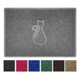 "Cat" Embossed Loofah Textured Spaghetti Door Mat | Nicoman
