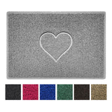 Heart Embossed Spaghetti Door Mat Non Slip PVC | Nicoman