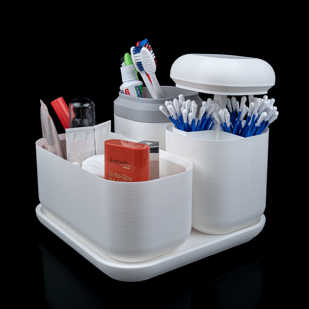 Filamora Studios Essential Home Organisation Kit Sleek Storage System