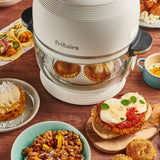 Fritaire Self-Cleaning Glass Bowl Air Fryer - Lily White
